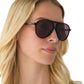 Tosca II Diff Sunglasses - Black + Aubergine