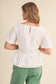Camryn Banded Waist Peplum Top