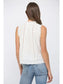 Joyce Lace Trim Eyelet Detail Blouse