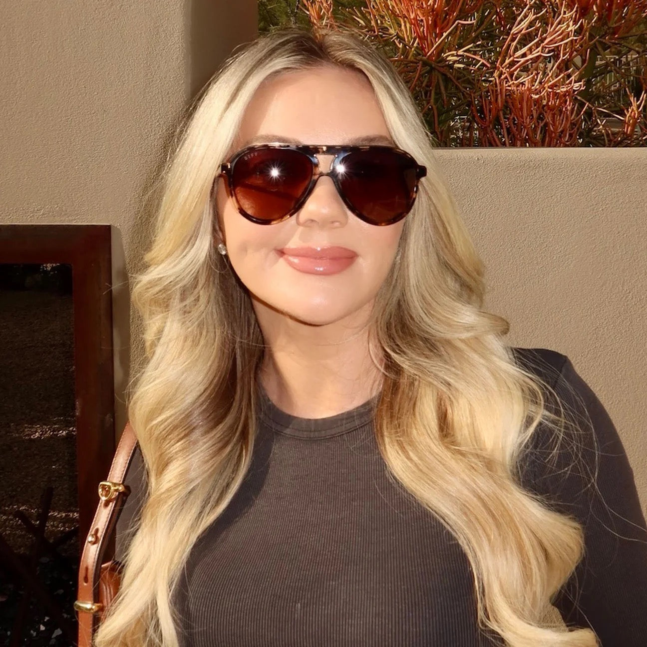 Tosca III Diff Sunglasses - Espresso Tortoise Brown