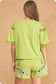 Lia Embroidered Scallop Hem Top & Short Set