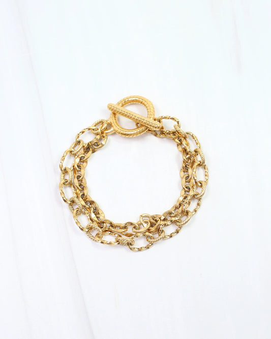 Kennon Double Strand Link Bracelet