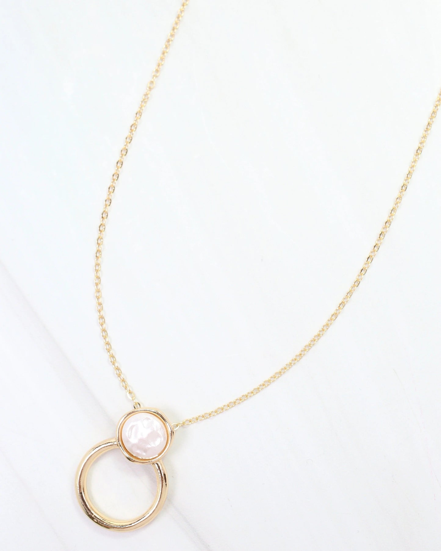 Goldfield Pearl Pendant Necklace