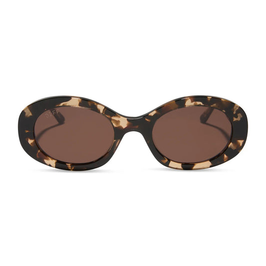 Lainey Diff Sunglasses - Espresso Tortoise
