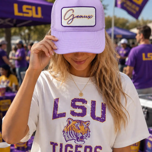 Geaux Embroidered Patch Hat