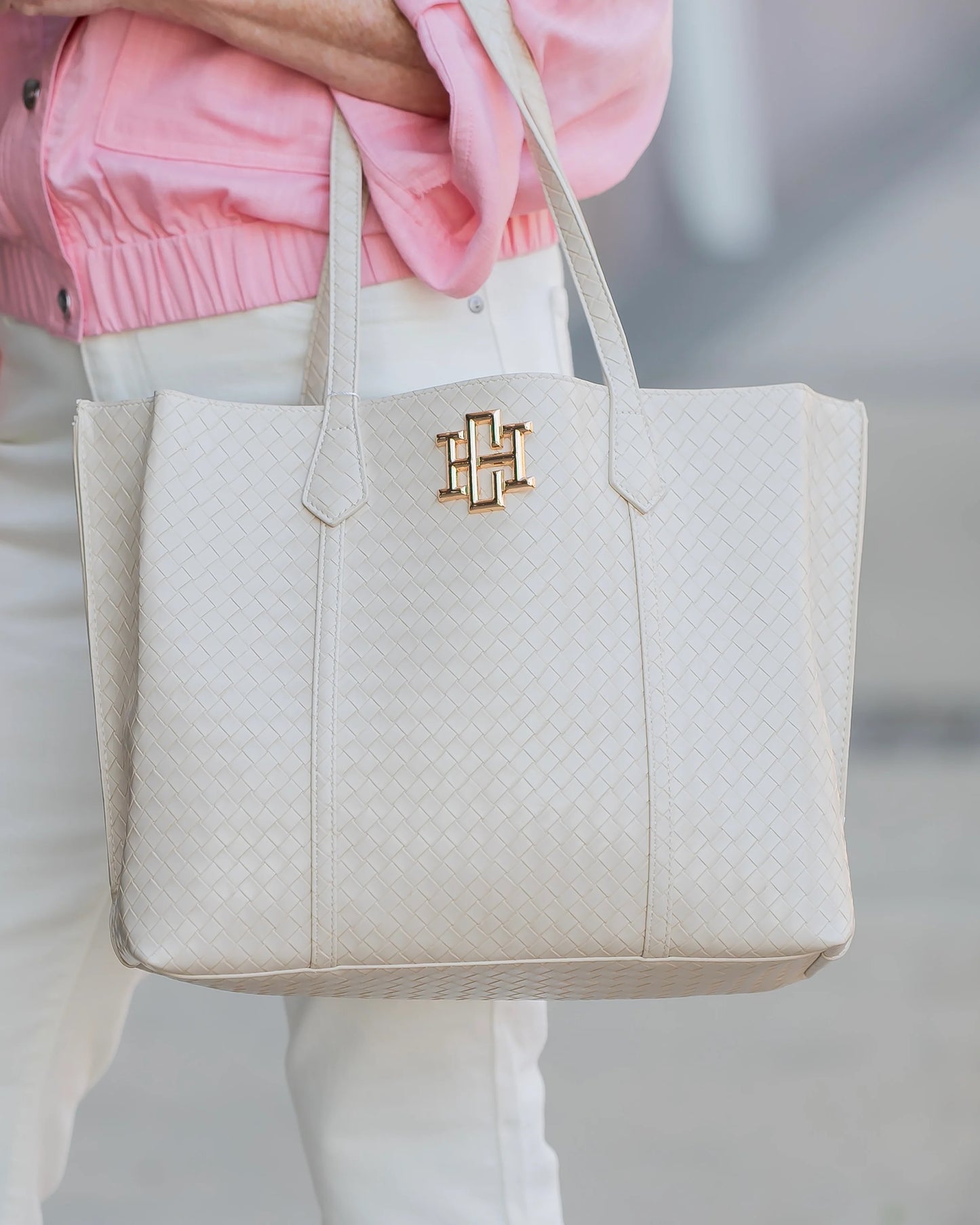 Heath Woven Tote Bag