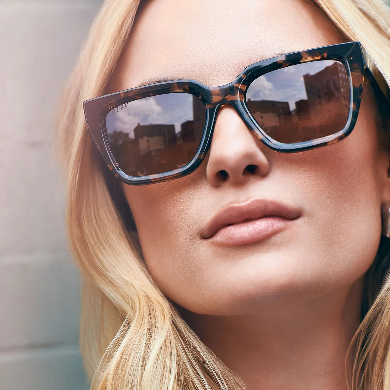 Amara Diff Sunglasses - Espresso Tortoise