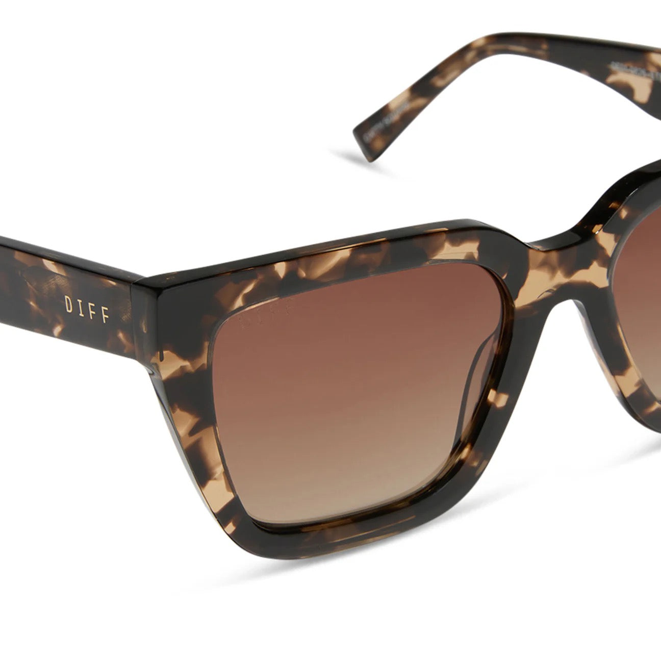Amara Diff Sunglasses - Espresso Tortoise