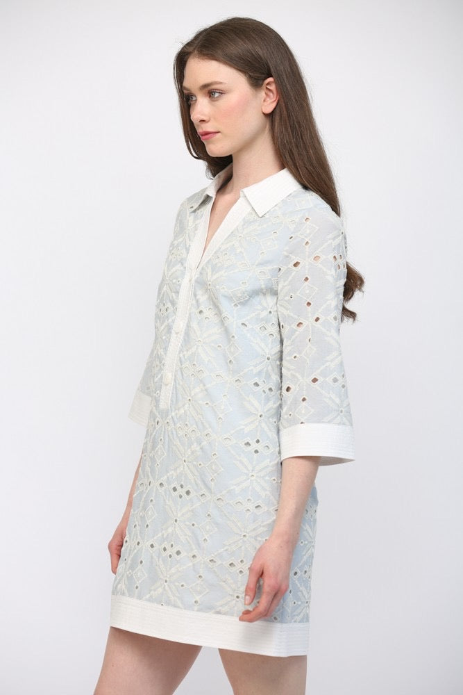Elisa Eyelet Shift Dress