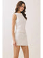 Merritt Sleeveless Belted Denim Dress