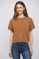Mariah Mixed Knit Short Sleeve Sweater