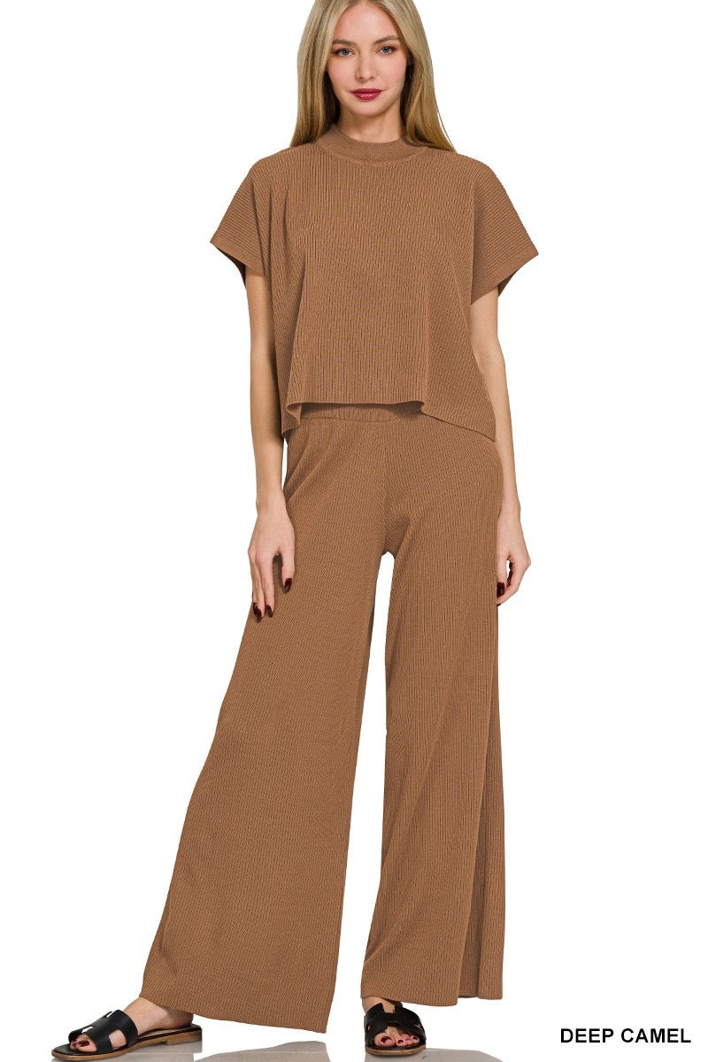 Short Sleeve Top & Pant Set