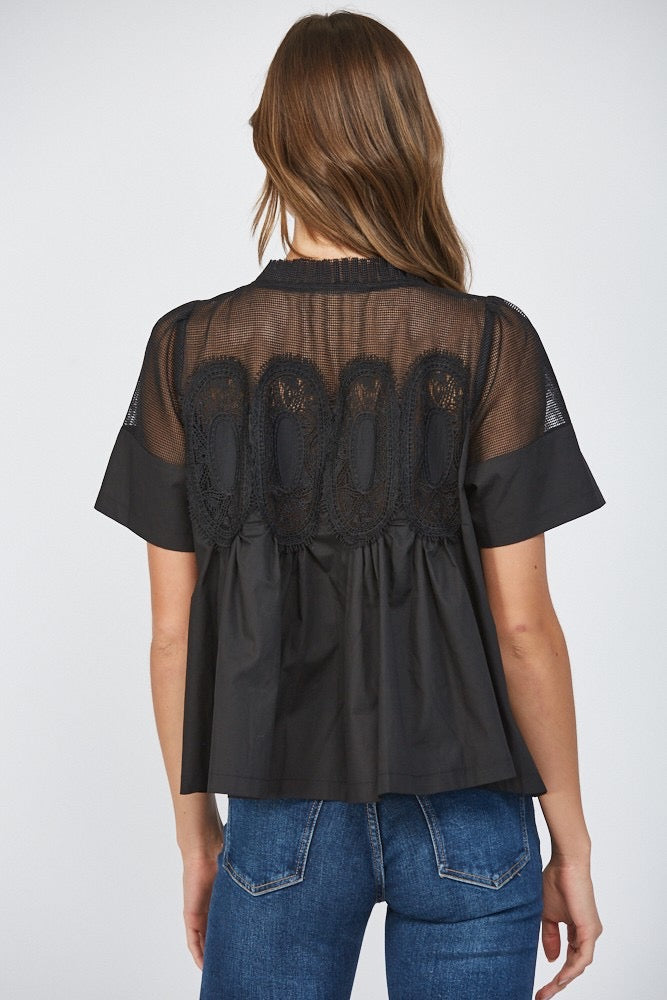 Elodie Mesh Top
