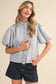 Daphne Striped Ruffle Top