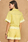 Finley Floral Lace Trim Linen Top & Short Set