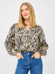 business top, animal print top, casual top, nice tops