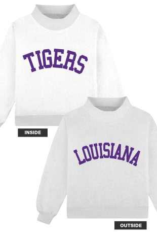 LA & Tigers Reversible Mock Neck