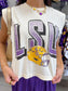 Womans Top, Gameday top, Sleeveless top, girly gameday tops, t-shirt game day top, purple and gold gameday top, comfy top, comfy tank top, comfy lsu top, LSU tank top, LSU gameday top, woman's gameday top, LSU Boutique top