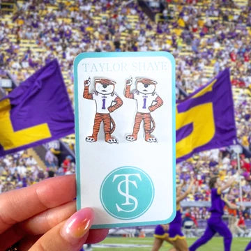 LSU Mike The Tiger Studs