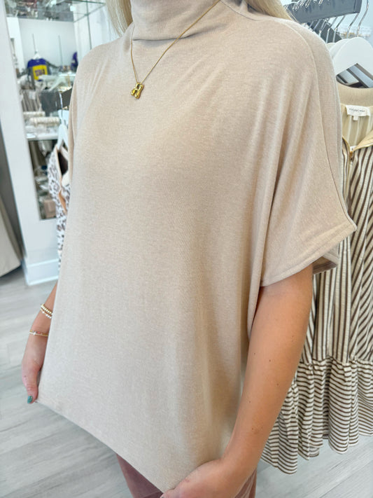 Mock neck top, short sleeve tops, lightweight tops, fall tops, women tops, women layering piece, boutique mock neck tops, boutique fall tops.