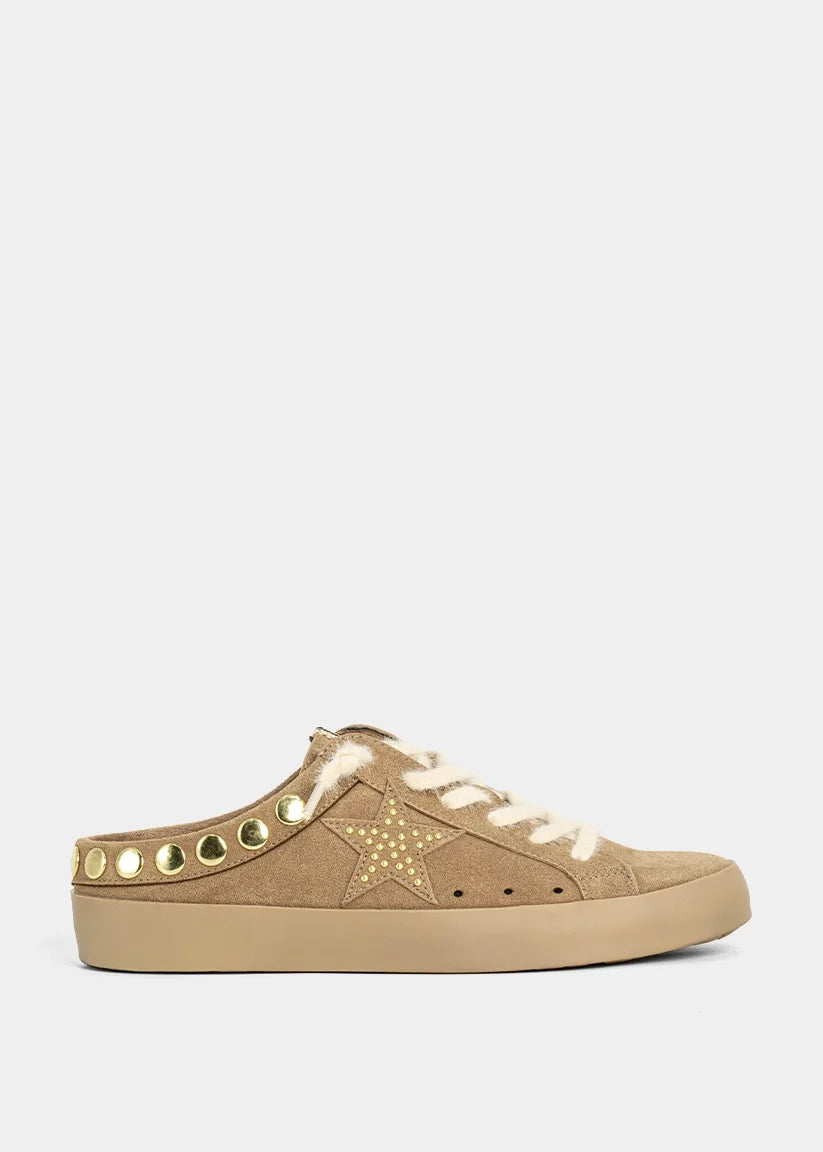 Pia Backless Stud Sneakers