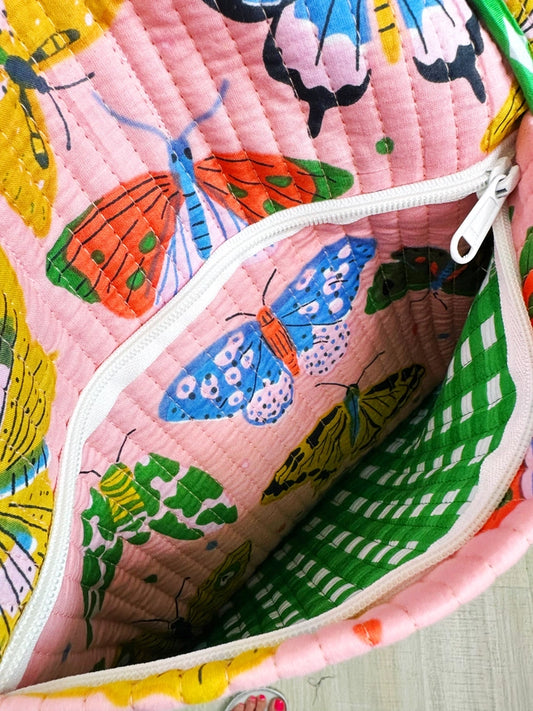 Quilted Duffle Weekender Bag