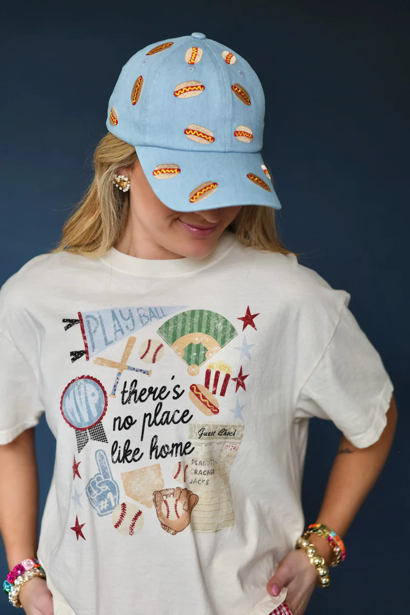 Hot Dog Embroidered Hat