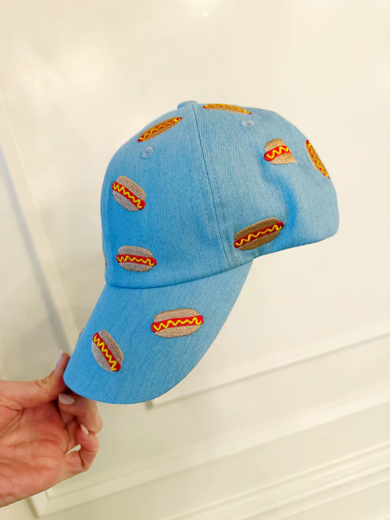 Hot Dog Embroidered Hat