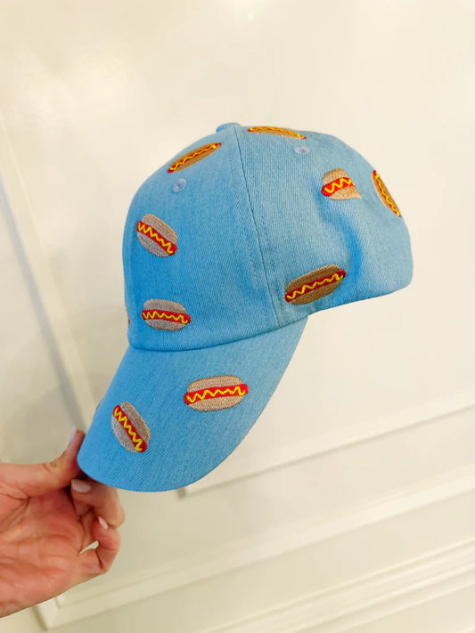 Hot Dog Embroidered Hat