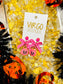 pumpkin earrings, orange pumpkin earrings, candy corn earrings, halloween earrings, pink pumpkin earrings