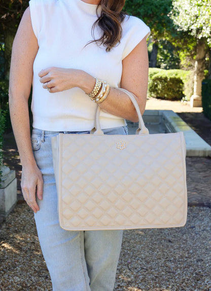Niall Quilted Tote
