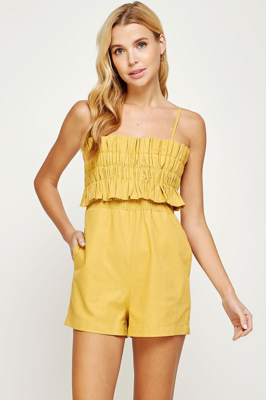 romper, sleeveless romper, gameday romper