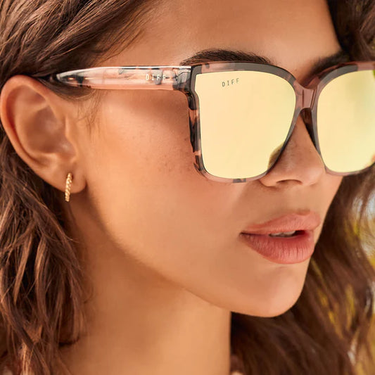 Meredith II Himalayan Diff Sunglasses - Tortoise + Taupe