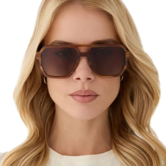 Daphne Tawny Diff Sunglasses - Tortoise + Brown