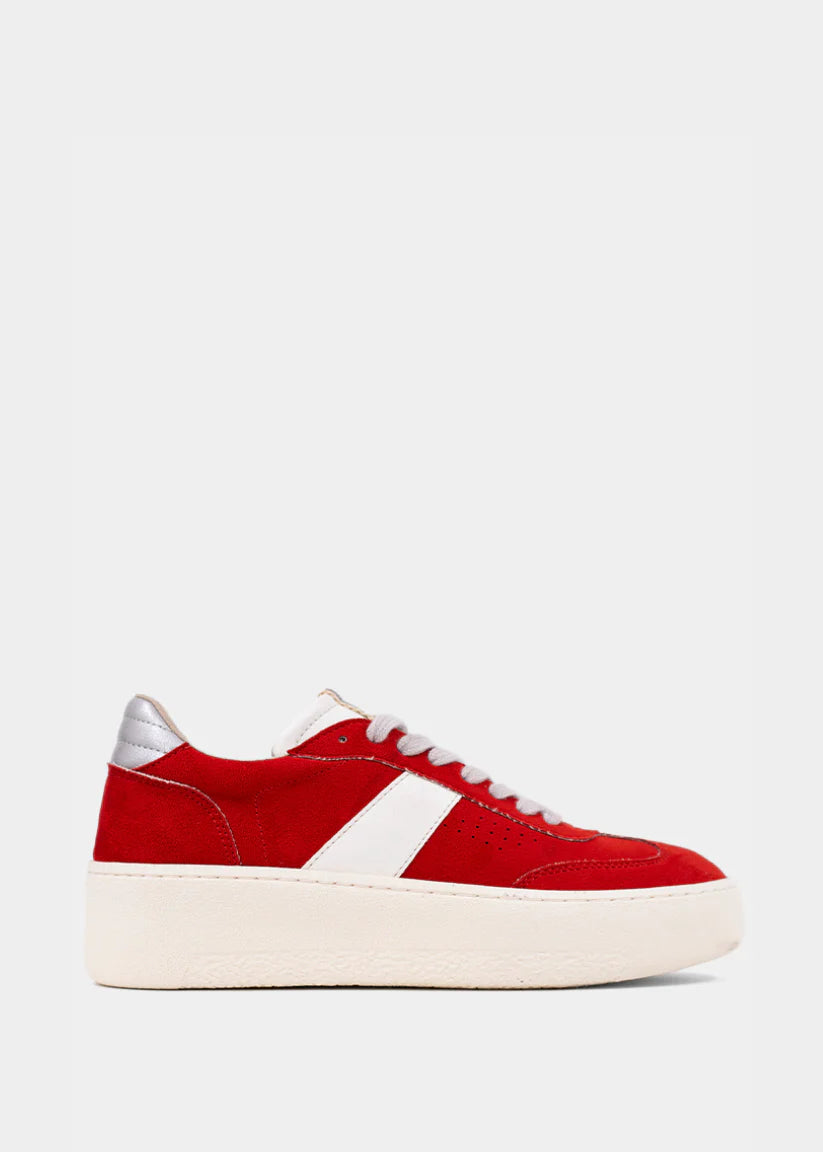 Red Platform Sneakers