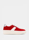 Red Platform Sneakers