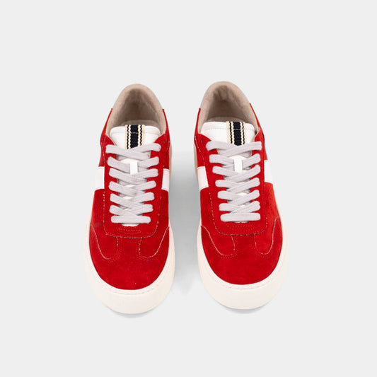 Red Platform Sneakers