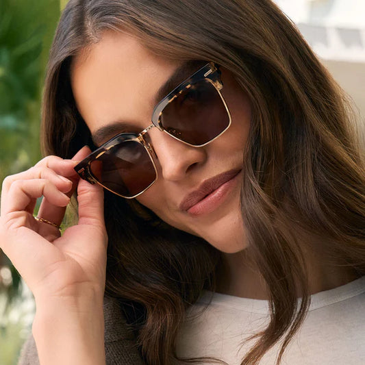 Capri Diff Sunglasses - Espresso Tortoise
