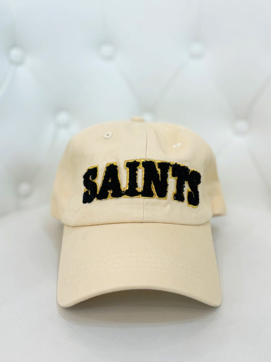 Ballcap hat, hat, saints hat
