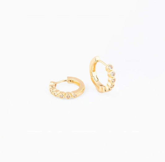 Victoria Huggie Earrings