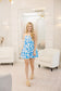 Tropical Drop Waist Dress