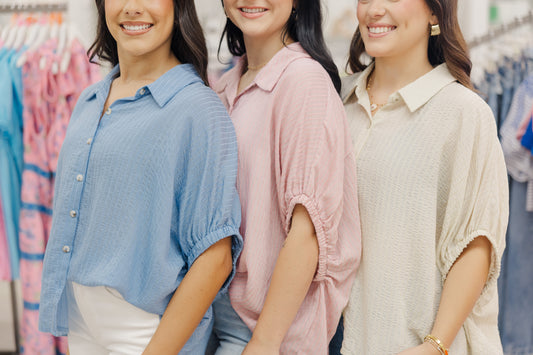 Striped Button Down Top