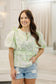 2-Tie Ribbon Ruffle Top