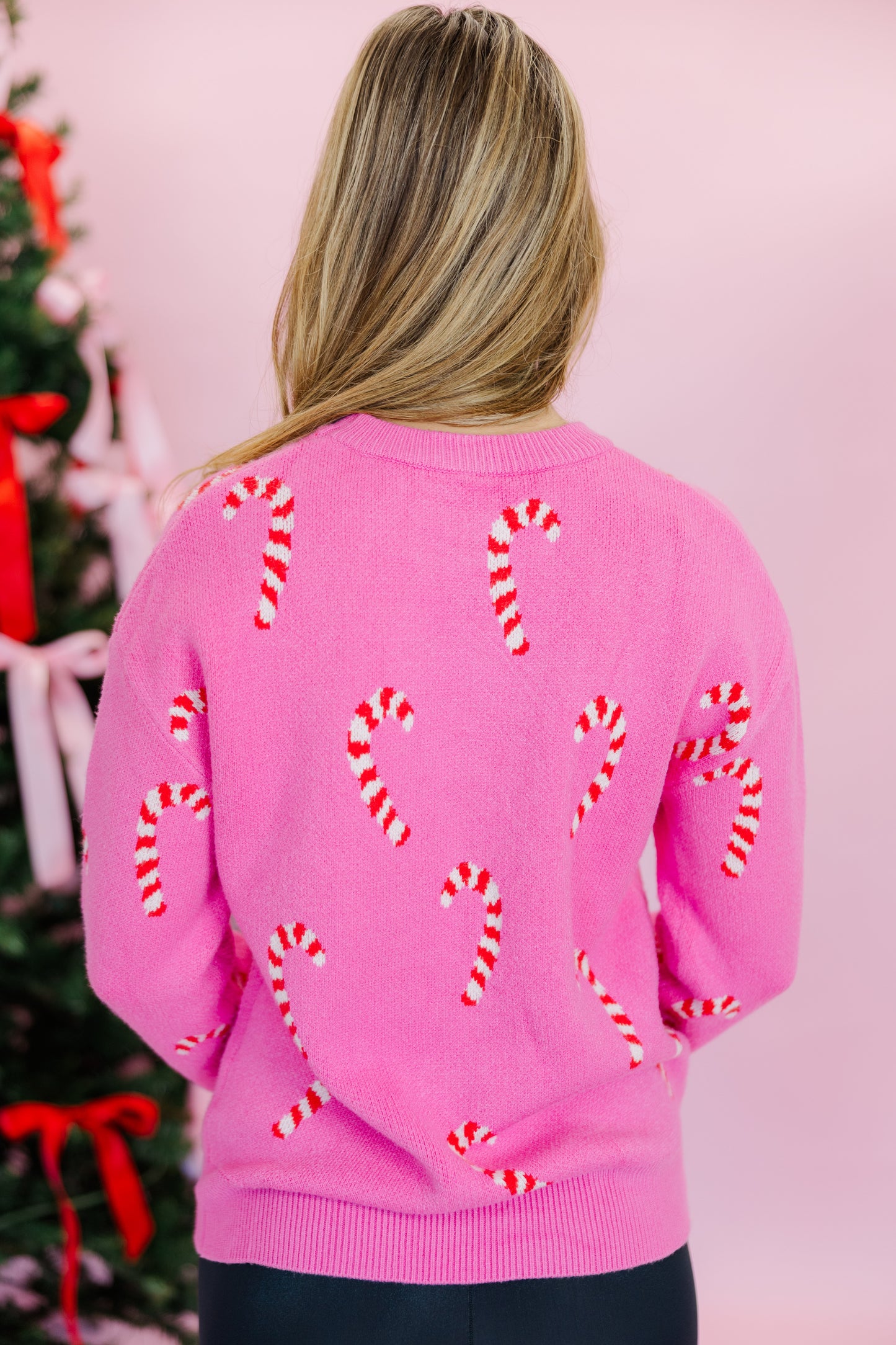 DOORBUSTER Candy Cane Sweater