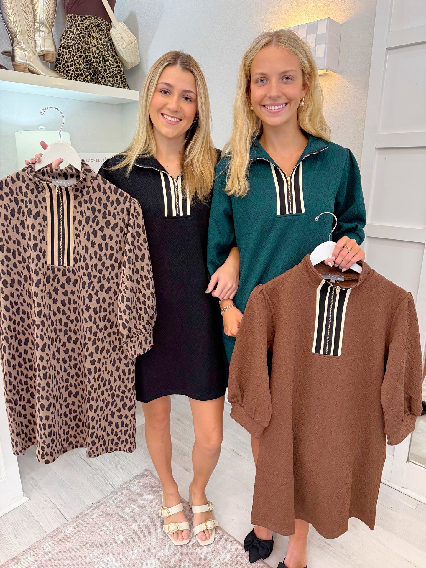 comfy dress, long sleeve dress, textured dress, woman's dress, comfortable dress, boutique long sleeve dress, colorful dress, fall dress, boutique woman's dress, textured knit dress