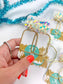 Flower Rectangle Hoops