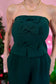 strapless top, holiday top, dressy top