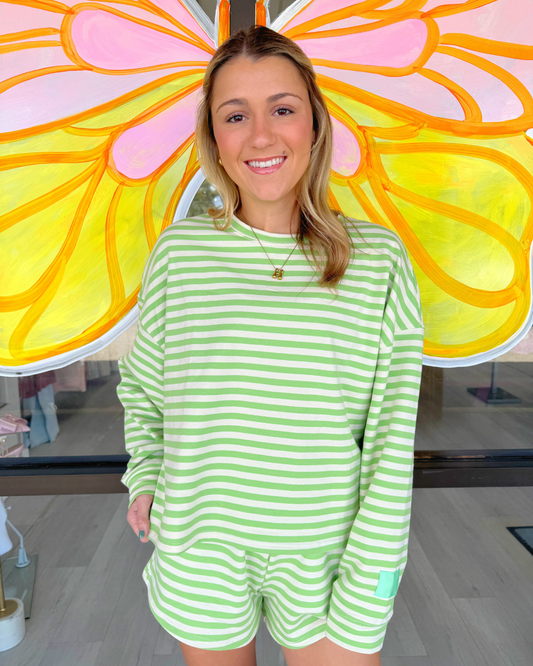 Striped Terry Set