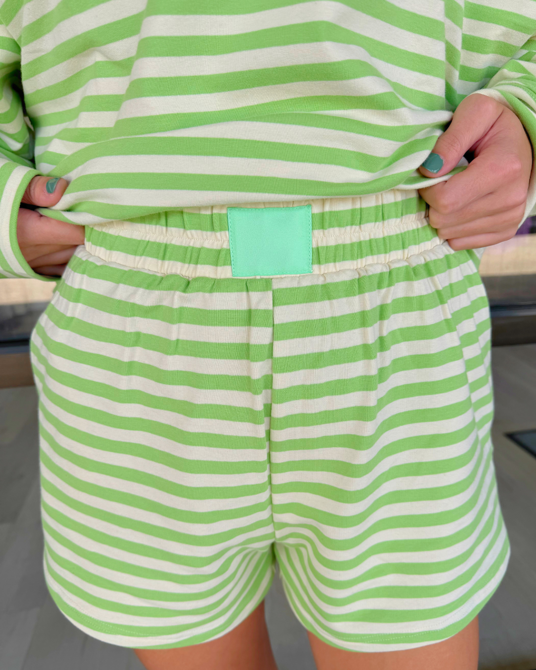 Striped Terry Set