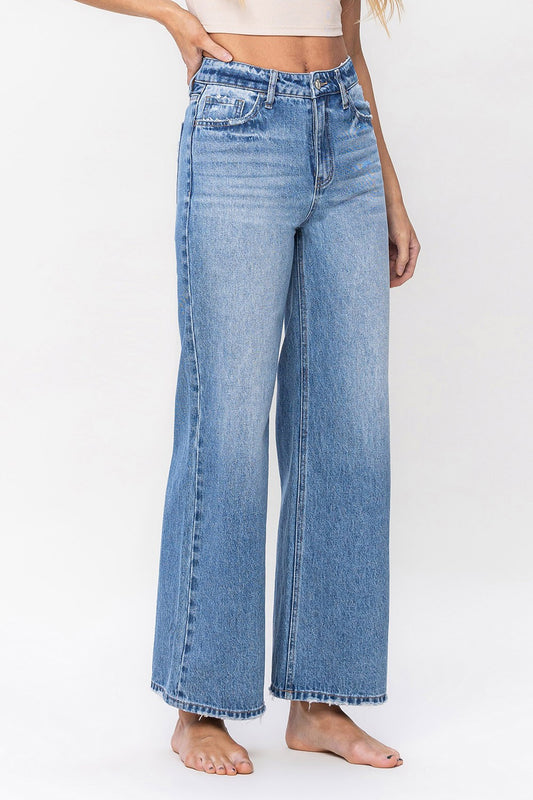 High Rise A-Line Jean